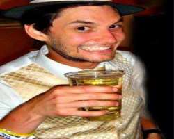 Ben Barnes consuming alcohol